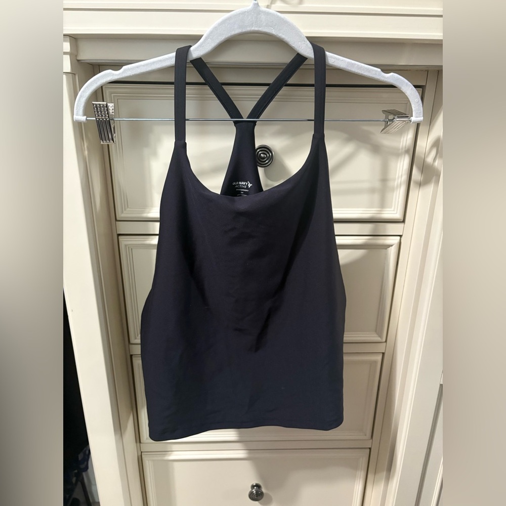Old Navy Black Racerback Active Tank